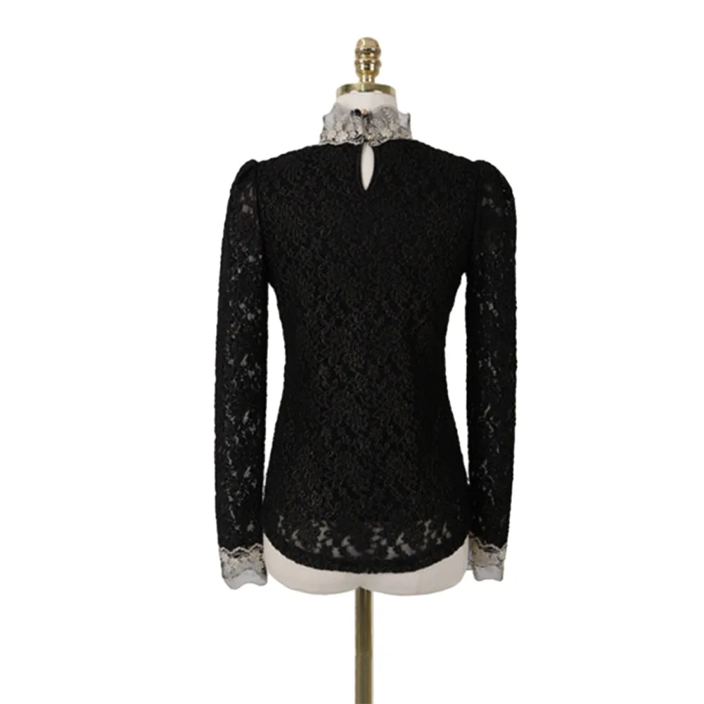 Hollow Shirt Top Spring Autumn Womens Top Flower Long Sleeve For Daily Hollow Out Lace Women Blouse Comfy Fashion
Hollow Shirt Top Spring Autumn Womens Top Flower Long Sleeve For Daily Hollow Out Lace Women Blouse Comfy Fashion