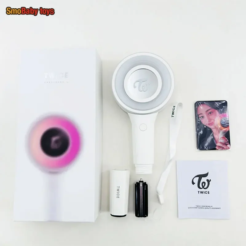 

Kpop TWICE Lightstick Ver3 Official Infinity Version 3 CANDY BONG Z Ver 2 with Bluetooth Concert LED Glow Flashlight Room Decor