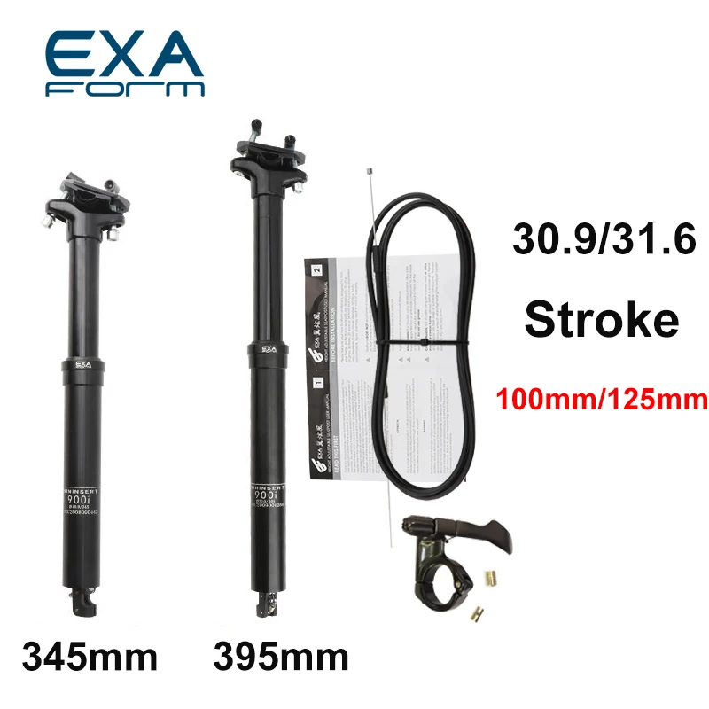

Подседельный штырь KS EXA 900i для велосипеда, 30,9/31,6 мм, гидравлическая трубка, внутренний кабель, дистанционное управление маршрутизацией, капельница, подседельный штырь для горного велосипеда