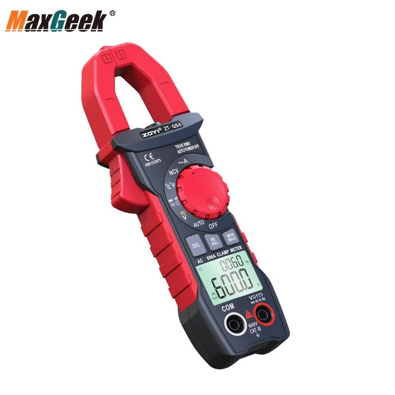 Цифровой мультиметр Maxgeek ZT-QS4 AC 600A, 4000 отсчетов, Бесконтактный индикатор напряжения, тестер с автоматическим распознаванием
Цифровой мультиметр Maxgeek ZT-QS4 AC 600A, 4000 отсчетов, Бесконтактный индикатор напряжения, тестер с автоматическим распознаванием