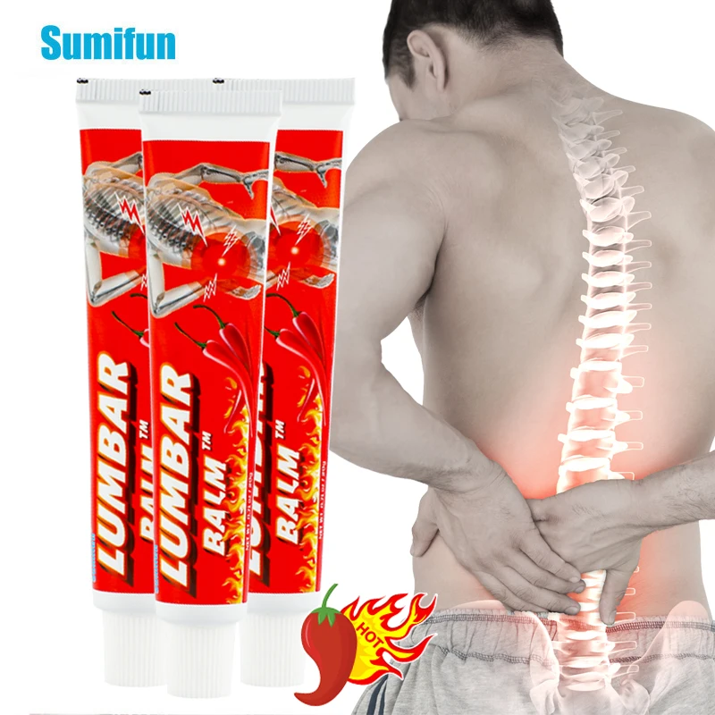 

1/3Pcs Sumifun Hot Pepper Balm Pain Relief Cream Rheumatoid Arthritis Ointment Muscle Joint Knee Painkiller Capsicum Plaster