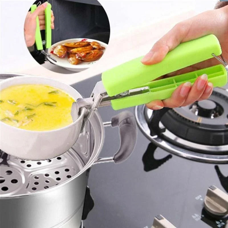 Dish Plate Bowl Clip Stainless Steel Bowl Clip Universal Handheld Plate Holder Tong Anti-Hot Clamp Gripper Kitchen Tools
Dish Plate Bowl Clip Stainless Steel Bowl Clip Universal Handheld Plate Holder Tong Anti-Hot Clamp Gripper Kitchen Tools
