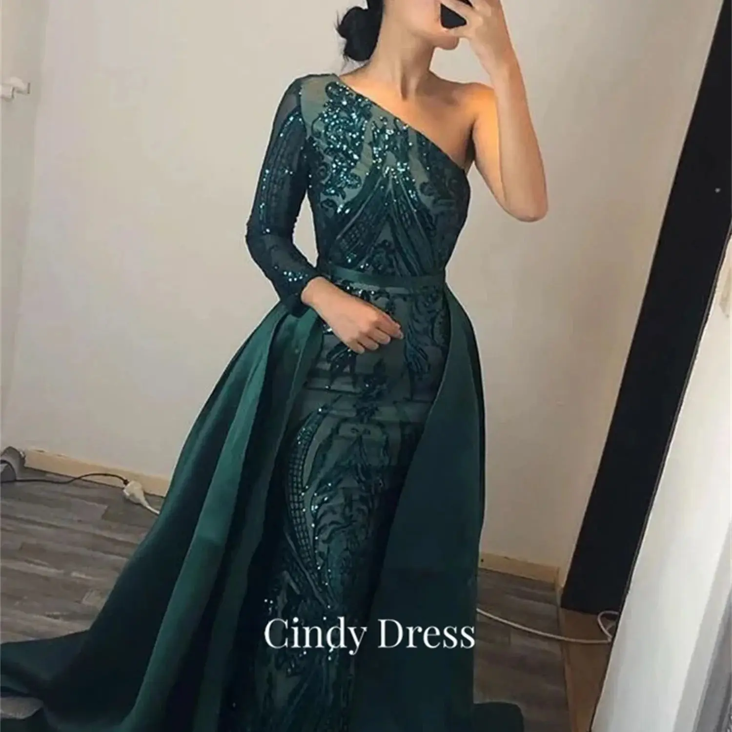 Cindy Satin Shiny Long Tail Dark Green Mermaid Elegant Gown Luxurious Women's Evening Dresses Womens Party Dress for Wedding
Cindy Satin Shiny Long Tail Dark Green Mermaid Elegant Gown Luxurious Women's Evening Dresses Womens Party Dress for Wedding
