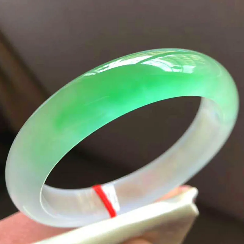 Zheru Jewelry Natural Myanmar Jade 54mm-62mm bracelet exquisite princess bracelet send girlfriend send mom 
Zheru Jewelry Natural Myanmar Jade 54mm-62mm bracelet exquisite princess bracelet send girlfriend send mom