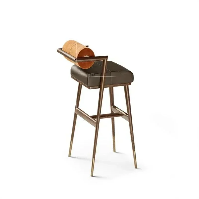 

Counter Gamer Dining Chairs Nordic Restaurant Lightweight Living Room Bar Chair Metal Design Taburete Alto Para Cocina Furniture
