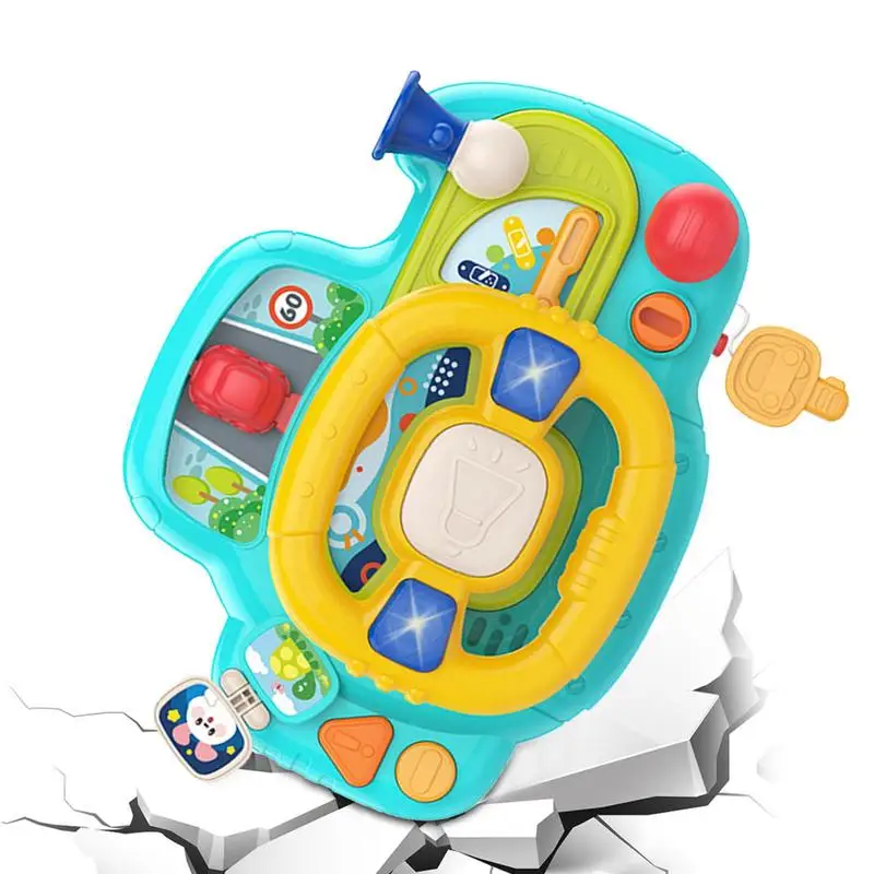 Toddler Steering Wheel Toy Driving Simulation Steering Wheel With Music Cute Multifunctional Educational Toy With Scrolling
Toddler Steering Wheel Toy Driving Simulation Steering Wheel With Music Cute Multifunctional Educational Toy With Scrolling