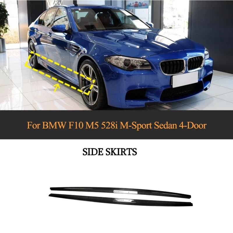 For 2011-2016 BMW 5 Series F10 M-SPORT Mtech M5 Carbon Fiber Side Skirt Extension
For 2011-2016 BMW 5 Series F10 M-SPORT Mtech M5 Carbon Fiber Side Skirt Extension