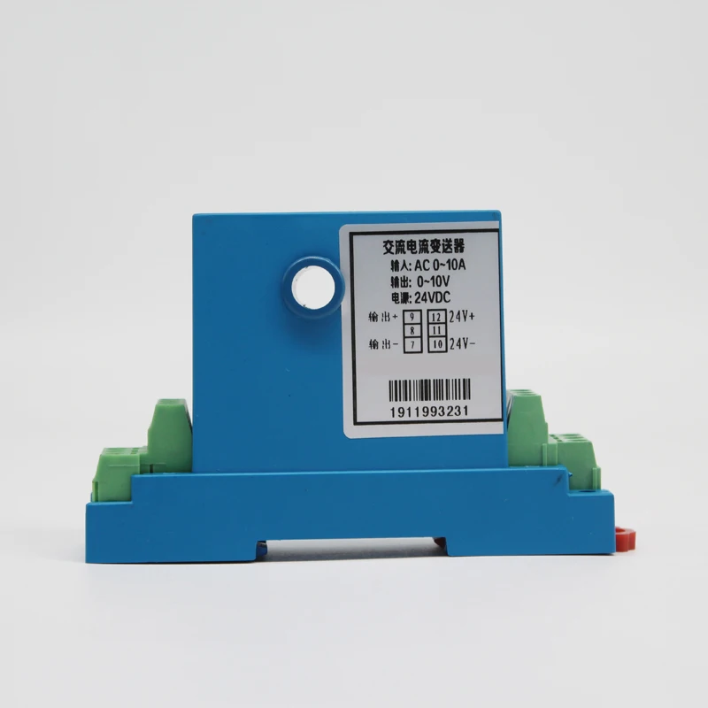 AC0-10A вход 0-10 В выходная перфорация датчик передатчика постоянного тока типа din