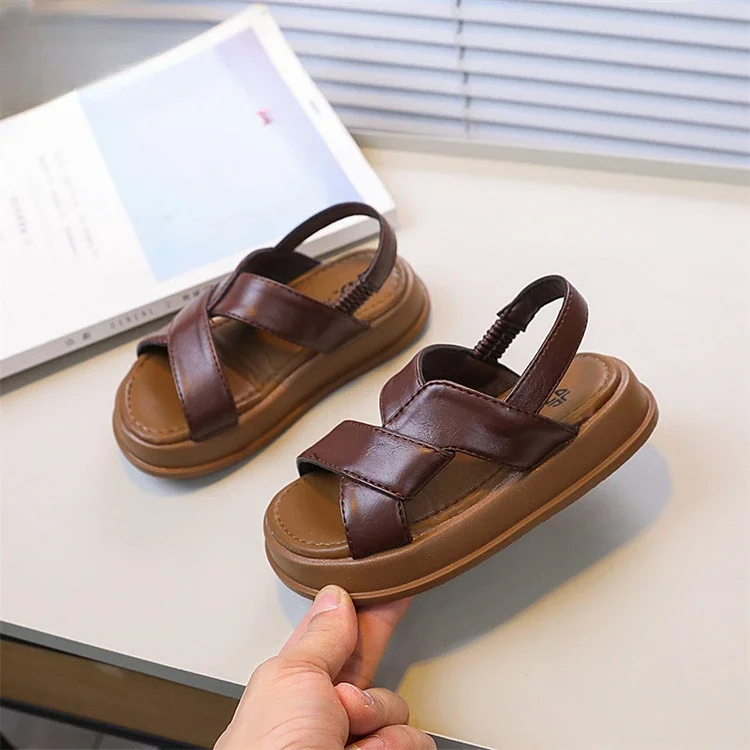 Kids Sandals for Girls Summer Solid Color Children Causal Beach Sandals Fashion Open-toe Boys Thick Bottom Cross Sandals Soft
Kids Sandals for Girls Summer Solid Color Children Causal Beach Sandals Fashion Open-toe Boys Thick Bottom Cross Sandals Soft