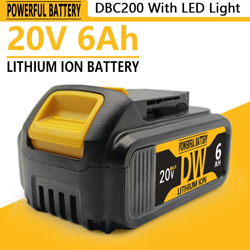 for DeWalt DCB 200 20V 6.0Ah Li-ion Replacement Battery Original for DeWalt 18V DCB184 DCB200 DCB180 DCB181 DCB182 DCB201 DCB206
for DeWalt DCB 200 20V 6.0Ah Li-ion Replacement Battery Original for DeWalt 18V DCB184 DCB200 DCB180 DCB181 DCB182 DCB201 DCB206