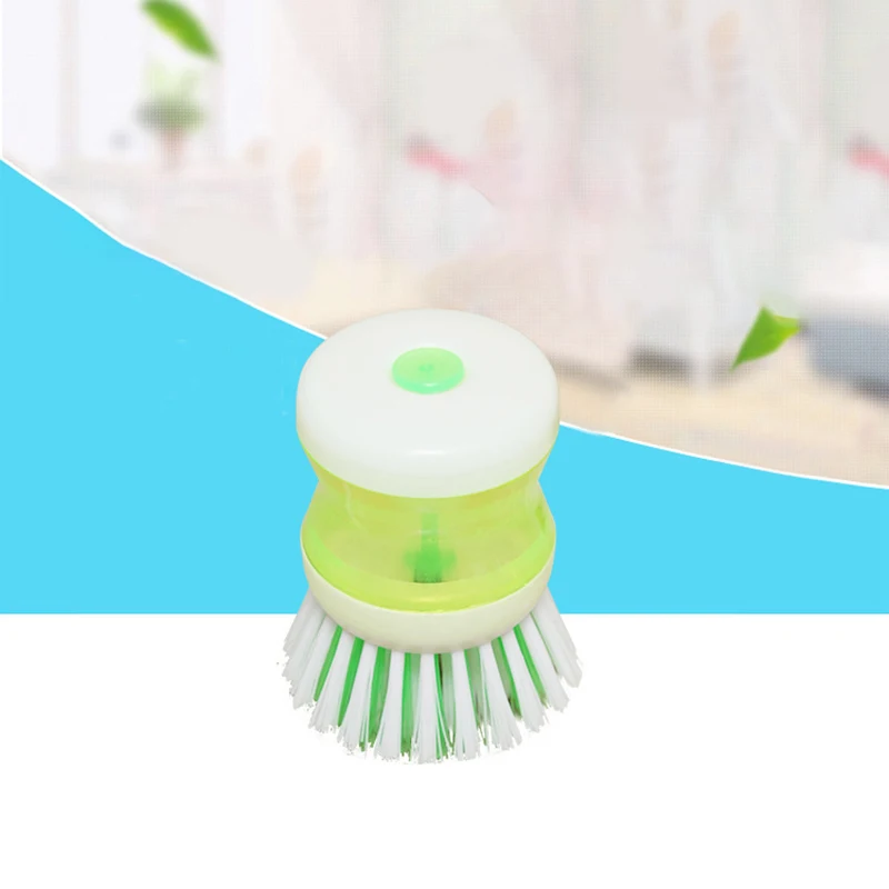 

Kitchen Dishwashing Brush Dish Scrub Brush Dish Scrubber Bubble Up Brushes With Soap Dispenser For Vegetable Utensils Cleaning