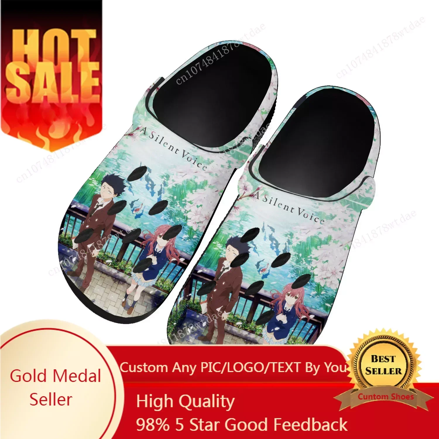 A Silent Voice Home Clogs Mens Womens Teenager Custom Made Water Shoes Japanese Comics Manga Garden Beach Hole Slippers Sandals
A Silent Voice Home Clogs Mens Womens Teenager Custom Made Water Shoes Japanese Comics Manga Garden Beach Hole Slippers Sandals