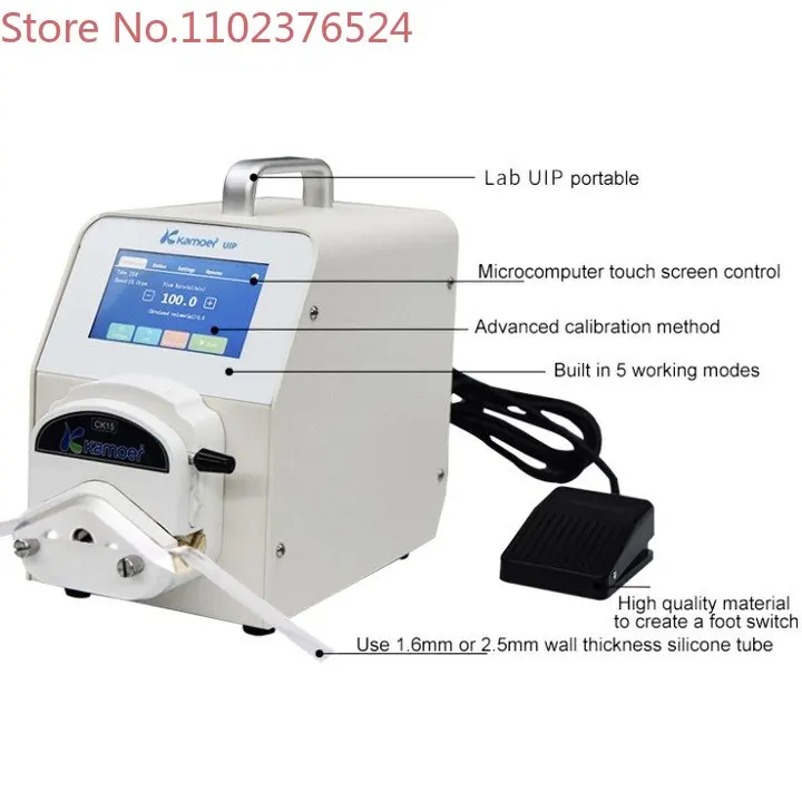 Kamoer UIP Double Head High Precision Wifi Control Adjustable Flow Rate Peristaltic Pump Medical equipment lab liquid transfer
Kamoer UIP Double Head High Precision Wifi Control Adjustable Flow Rate Peristaltic Pump Medical equipment lab liquid transfer