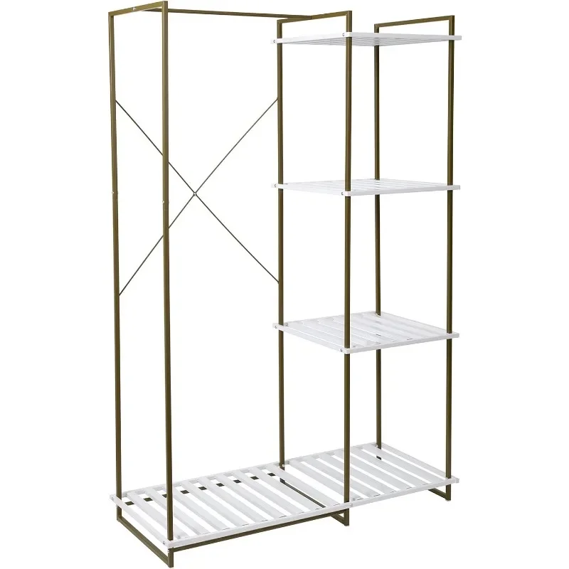 Open Metal Closet Wardrobe, Olive and White WRD-09131 Olive wardrobe storage cabinet home furniture
Open Metal Closet Wardrobe, Olive and White WRD-09131 Olive wardrobe storage cabinet home furniture