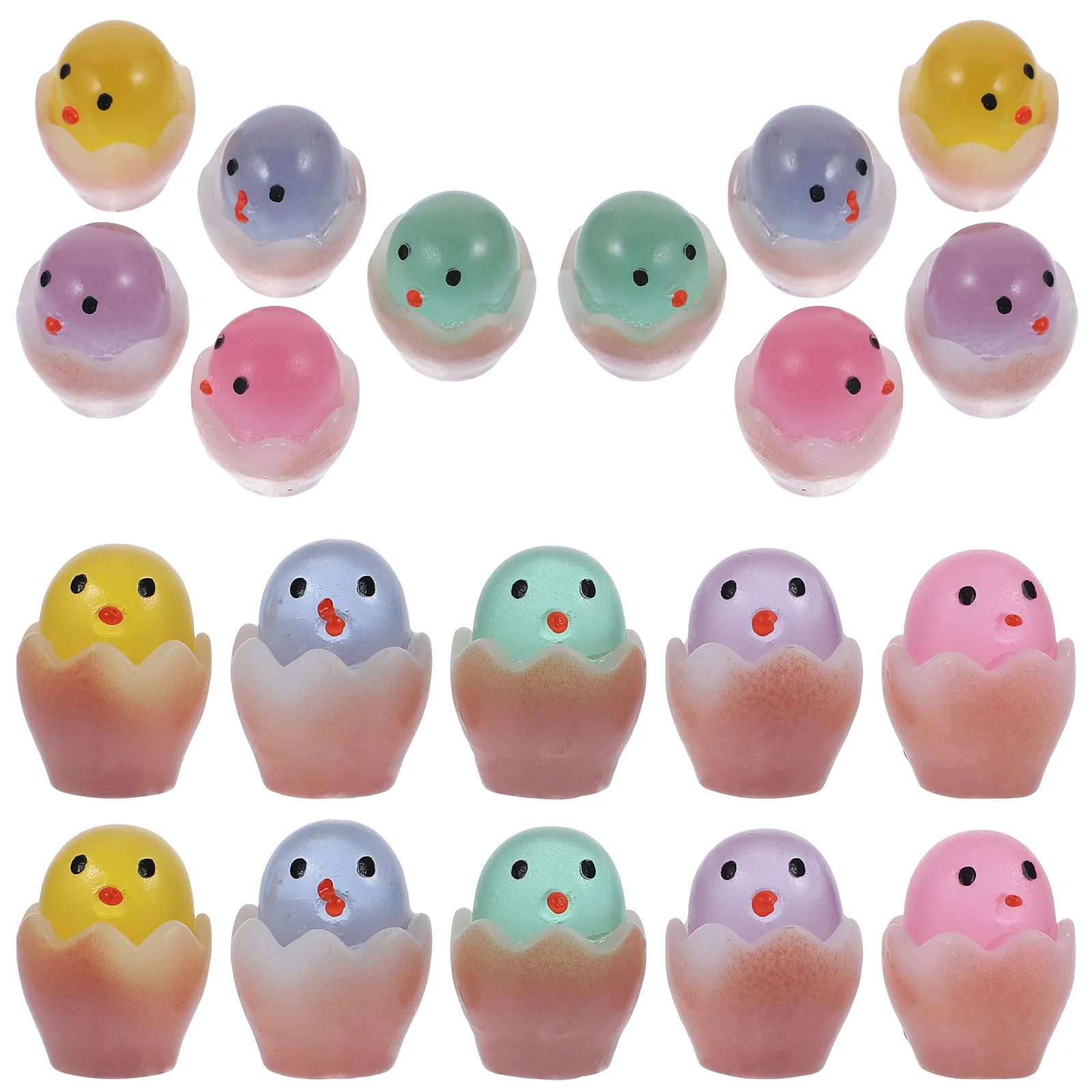 20 Pcs Egg Waffle Pendant Resin Material Mini Chicks Decor Luminous Unique Decoration Animal Tiny Home Sculptures Cute Office
20 Pcs Egg Waffle Pendant Resin Material Mini Chicks Decor Luminous Unique Decoration Animal Tiny Home Sculptures Cute Office
