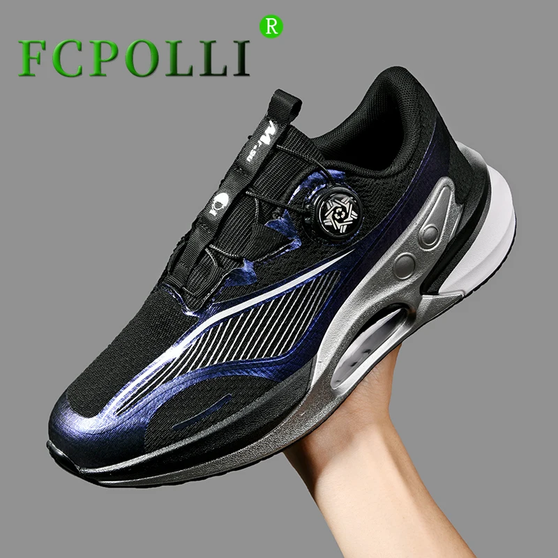 

New Cool Sport Running Shoes For Men Quick Lacing Walking Jogging Shoe Man Soft Sole Gym Shoes Mens Designer Training Shoe