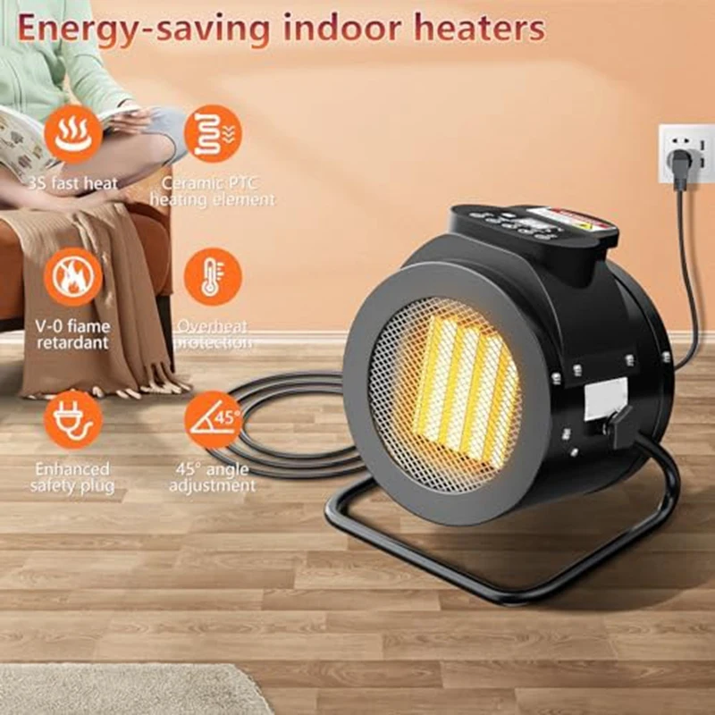 Space Heater,Space Heaters For Indoor Use, Overheat Protection, Intelligent Thermostat EU Plug Durable
Space Heater,Space Heaters For Indoor Use, Overheat Protection, Intelligent Thermostat EU Plug Durable