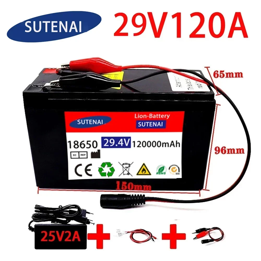 29v 120A Li Ion 18650 Battery Electric Vehicle Lithium Battery Pack 24V- 29V 35Ah 120Ah Built-in BMS 30A High Current
29v 120A Li Ion 18650 Battery Electric Vehicle Lithium Battery Pack 24V- 29V 35Ah 120Ah Built-in BMS 30A High Current