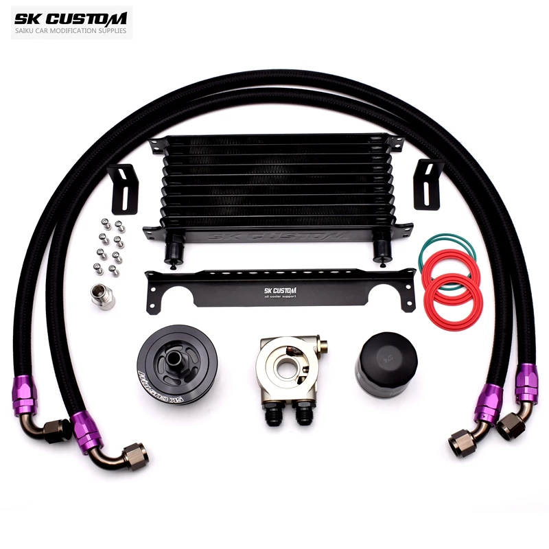 SK CUSTOM Oil Cooler Kit For Toyota REIZ CROWN SIENNA CAMRY AVALON HIGHLANDER RAV4 LAND CRUISER PRADO Car Modification Radiator
SK CUSTOM Oil Cooler Kit For Toyota REIZ CROWN SIENNA CAMRY AVALON HIGHLANDER RAV4 LAND CRUISER PRADO Car Modification Radiator