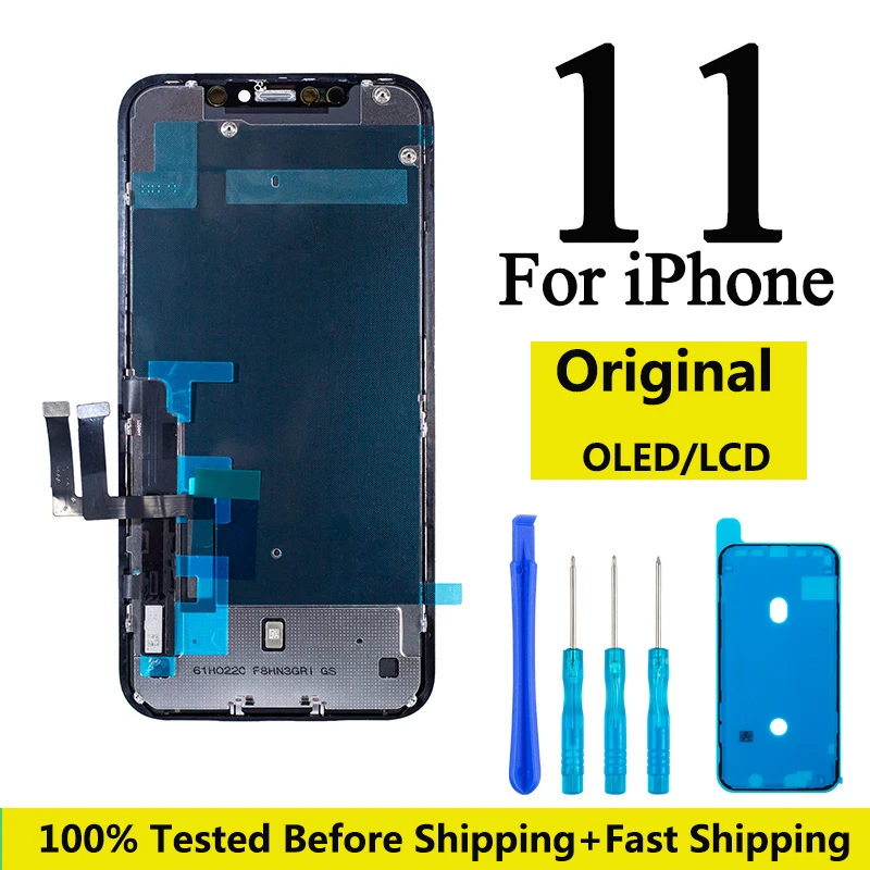 Оригинальный Новый ЖК-дисплей для iPhone 11, новый сенсорный 3D сенсорный экран, заводской экран дисплея для iphone 11 Lcd
Оригинальный Новый ЖК-дисплей для iPhone 11, новый сенсорный 3D сенсорный экран, заводской экран дисплея для iphone 11 Lcd