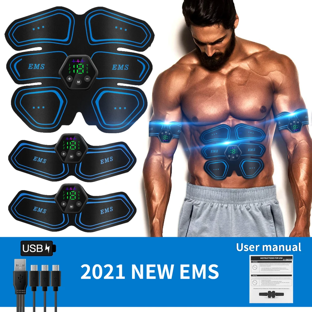 LCD Display Muscle Stimulator EMS Abdominal Hip Trainer Toner USB Abs Fitness Training Home Gym Body Slimming 6 Mode 19 Level
LCD Display Muscle Stimulator EMS Abdominal Hip Trainer Toner USB Abs Fitness Training Home Gym Body Slimming 6 Mode 19 Level
