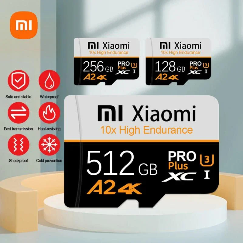 Xiaomi Micro TF SD Card 2TB Memory Card 1TB Class10 Micro TF A1 High Speed Flash TF Cards 512GB 256GB for Mobile Phone
Xiaomi Micro TF SD Card 2TB Memory Card 1TB Class10 Micro TF A1 High Speed Flash TF Cards 512GB 256GB for Mobile Phone