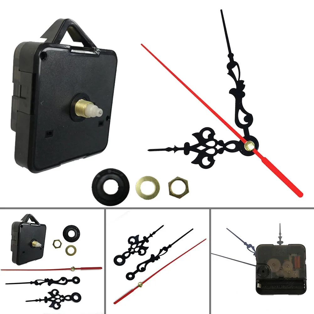 

Quartz Clock Movement Mechanism Hands Wall Repair Tool Parts Kit Set Silent DIY Table Long Shaft DIY Watches Repair