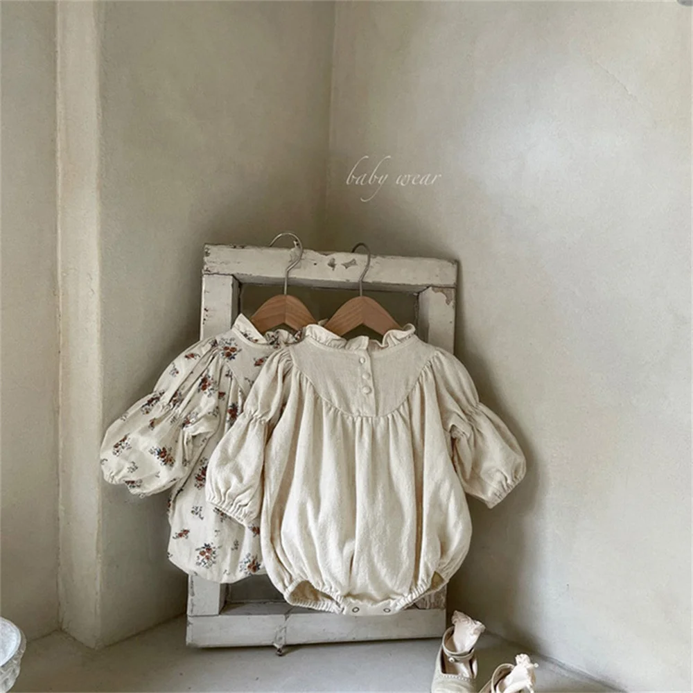 Vintage Korean Baby Autumn Winter Clothes Ruffle Lace Long Sleeve Toddler Girls Dress Floral Infant Newborn Romper Sister Outfit
Vintage Korean Baby Autumn Winter Clothes Ruffle Lace Long Sleeve Toddler Girls Dress Floral Infant Newborn Romper Sister Outfit