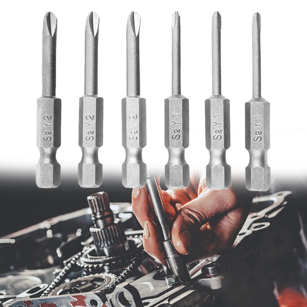 6Pcs 50mm Y1 Y2 Tip Head Screwdriver Bits Set Hex Shank Magnetic Tri-wing Screwdriver For Drill Air Hand Tools Access
6Pcs 50mm Y1 Y2 Tip Head Screwdriver Bits Set Hex Shank Magnetic Tri-wing Screwdriver For Drill Air Hand Tools Access