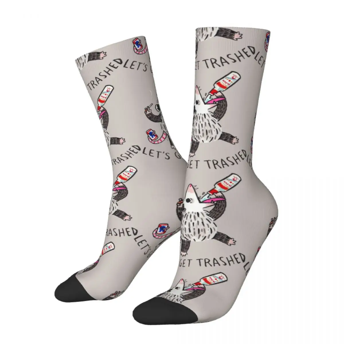 Happy Funny Men's Socks Let's Get Trashed Vintage Harajuku Opossum Mouse Animal Street Style Novelty Pattern Crew Crazy Sock
Happy Funny Men's Socks Let's Get Trashed Vintage Harajuku Opossum Mouse Animal Street Style Novelty Pattern Crew Crazy Sock