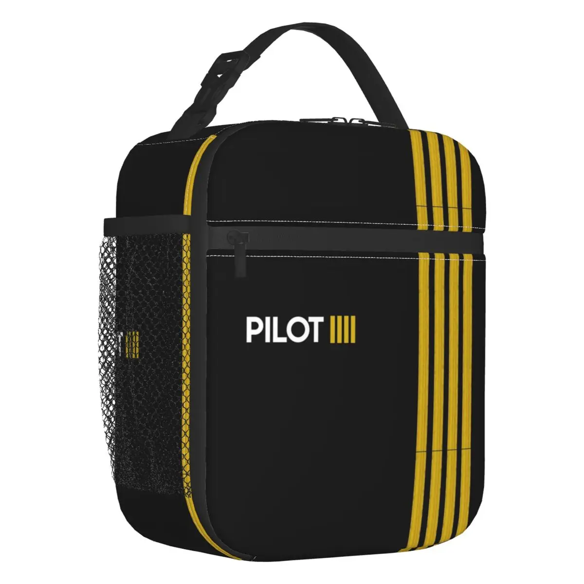 Pilot Captain Stripes Resuable Lunch Boxes Women Aviation Airplane Aviator Thermal Cooler Food Insulated Lunch Bag Kids School
Pilot Captain Stripes Resuable Lunch Boxes Women Aviation Airplane Aviator Thermal Cooler Food Insulated Lunch Bag Kids School