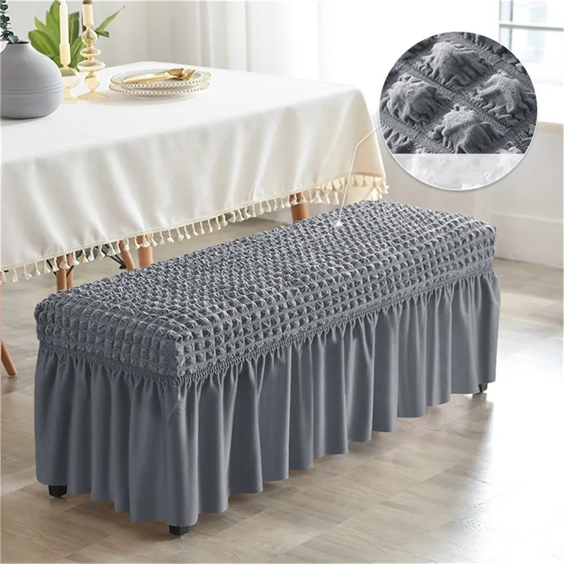 Bench Cover Soft Elastic Bubble Plaid Dining Bench Seat Cover Reusable Bench Cushion Cover Home Decor Chair Cover
Bench Cover Soft Elastic Bubble Plaid Dining Bench Seat Cover Reusable Bench Cushion Cover Home Decor Chair Cover