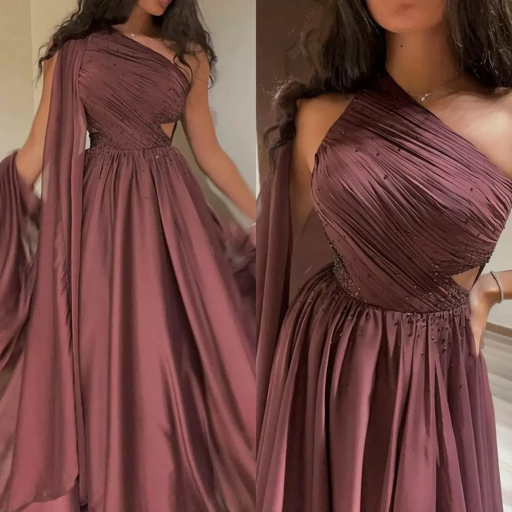 Prom Dresses Retro Elegant One-shoulder A-line Beaded Satin Formal Occasion Gown sharon said official store جديد في فساتين
Prom Dresses Retro Elegant One-shoulder A-line Beaded Satin Formal Occasion Gown sharon said official store جديد في فساتين