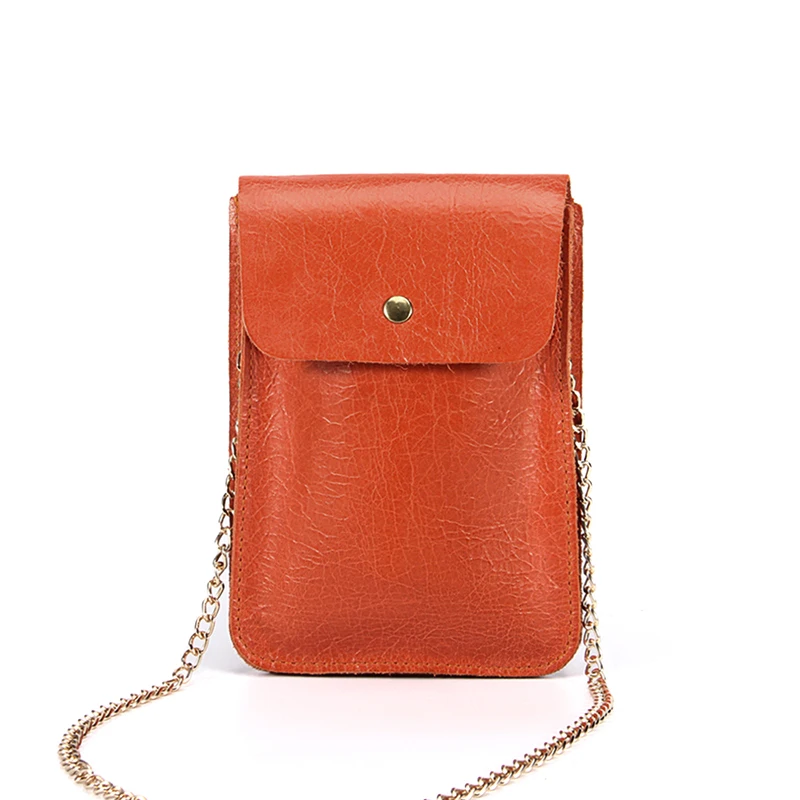Genuine Leather Flap Cell Phone Bag Woman Soft Leather Detachable Chain Mini Shoulder Crossbody Bag Minimalist All-Match Purse
Genuine Leather Flap Cell Phone Bag Woman Soft Leather Detachable Chain Mini Shoulder Crossbody Bag Minimalist All-Match Purse