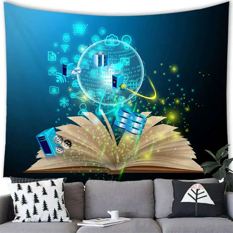 Creative Book Imagination Tapestry Wall Hanging Magic Book Tapestry Home Room Bedroom Living Room Decorations Background Wall
Creative Book Imagination Tapestry Wall Hanging Magic Book Tapestry Home Room Bedroom Living Room Decorations Background Wall