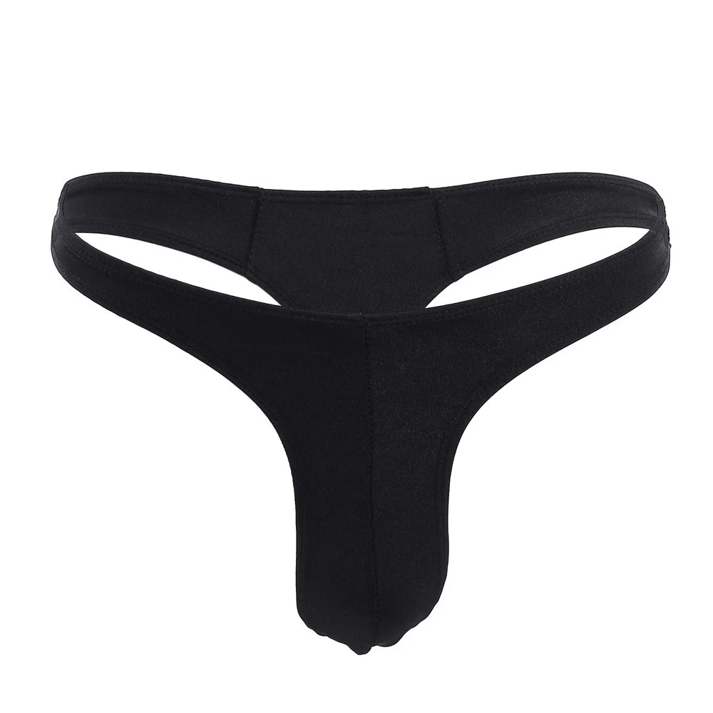 

Sexy Mens Underwear Bikini Brief Bugle Pouch Thong G-string Underpants T-Back Low Rise Soild Panties Sissy Erotic Lingerie