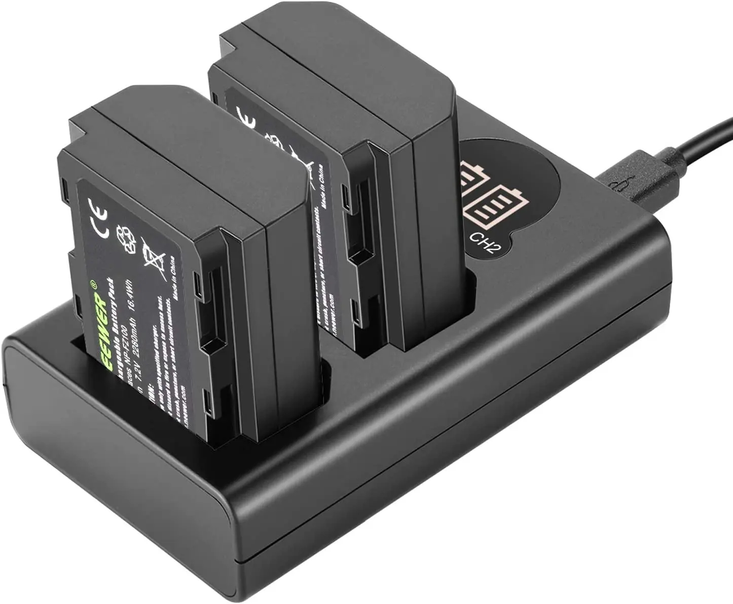 NEEWER 2-Pack NP-FZ100 2280mAh Replacement Battery and Charger for Sony ZV-E1, FX3, FX30, A1, A9 II, A7R III, A7R IV, A7R V, A7C
NEEWER 2-Pack NP-FZ100 2280mAh Replacement Battery and Charger for Sony ZV-E1, FX3, FX30, A1, A9 II, A7R III, A7R IV, A7R V, A7C