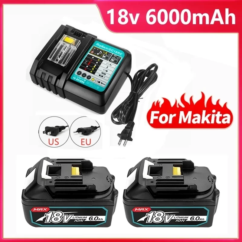18V 6.0Ah External Battery For Makita Power Tools Batteries with Charging Lithium Replacement LXT BL1860 1850 BL1840 BL1830B
18V 6.0Ah External Battery For Makita Power Tools Batteries with Charging Lithium Replacement LXT BL1860 1850 BL1840 BL1830B