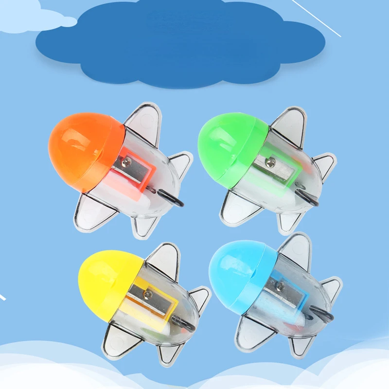 2 Pcs Cute Airplane Shape Pencil Sharpener Kawaii School Supplies Stationery Items Student Prize for Kids Gift
2 Pcs Cute Airplane Shape Pencil Sharpener Kawaii School Supplies Stationery Items Student Prize for Kids Gift