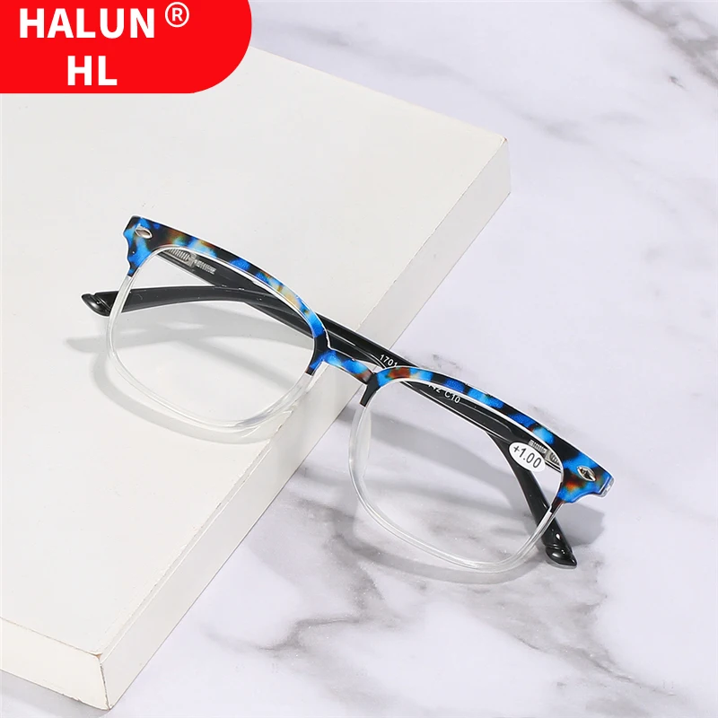 Очки для дальнозоркости HALUN HL с оправой для бровей женские HD очки для чтения с защитой от синего света мужские + 1,0 ~ + 4,0 21701
Очки для дальнозоркости HALUN HL с оправой для бровей женские HD очки для чтения с защитой от синего света мужские + 1,0 ~ + 4,0 21701
