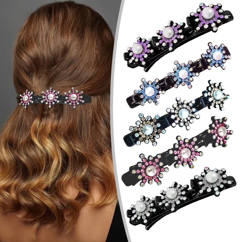 Flower Braided Hair Clips Plastic Hairpin For Sweet Girls Cute Bangs Side Barrettes Elastic Lace Clip
Flower Braided Hair Clips Plastic Hairpin For Sweet Girls Cute Bangs Side Barrettes Elastic Lace Clip