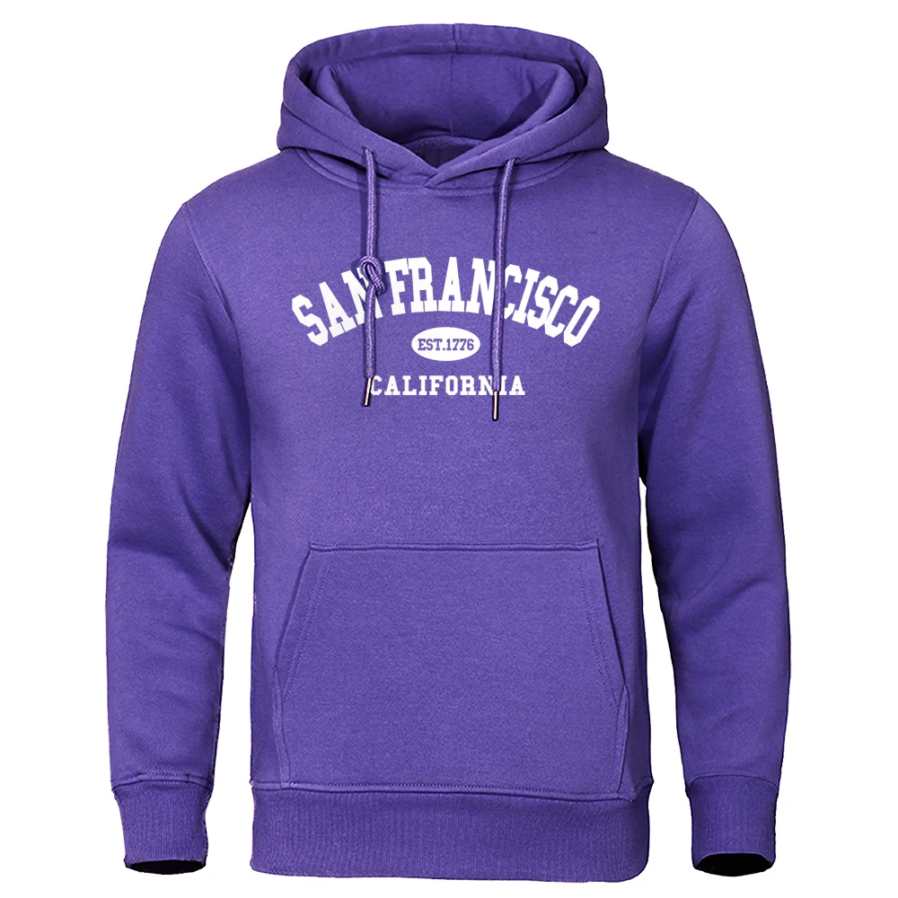 Sanfrancisco Est.1776 California Letter Hoody Men Hip Hop Fashion Sweatshirt Loose Oversized Tracksuit Fleece Warm Mens Hoodies
Sanfrancisco Est.1776 California Letter Hoody Men Hip Hop Fashion Sweatshirt Loose Oversized Tracksuit Fleece Warm Mens Hoodies