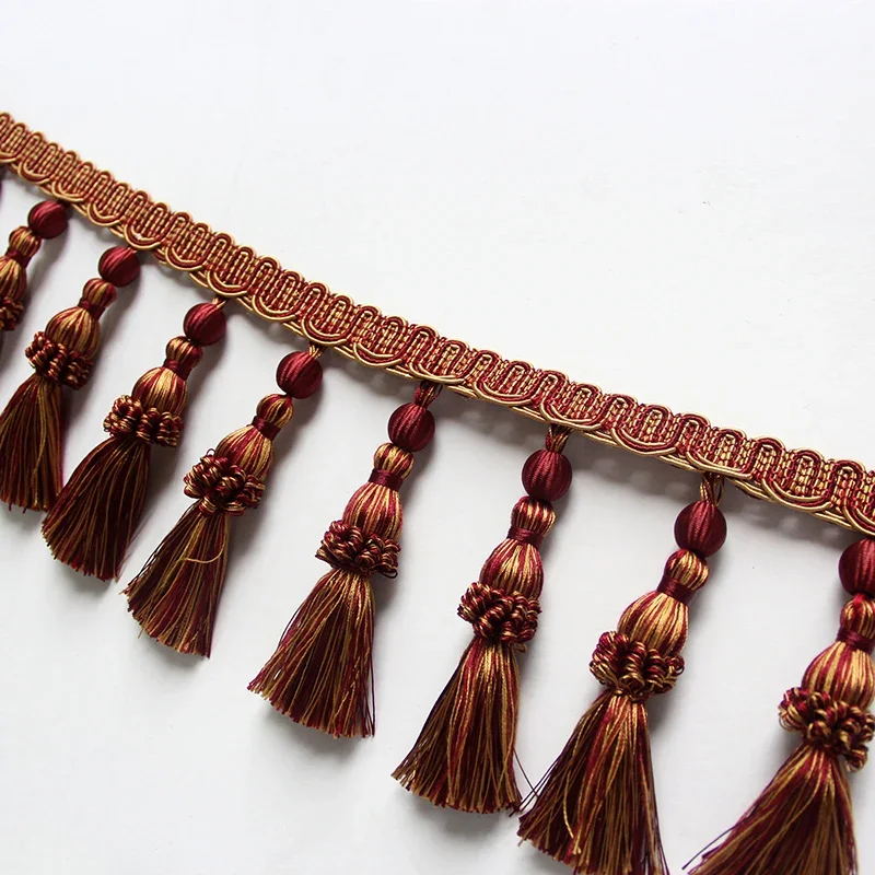 6m/Lots Beaded Fringe Trim And Ribbon Drop For Sewing Curtain Accessories Lace Decoration Trim Embroidery Fabric Curtain Tassel
6m/Lots Beaded Fringe Trim And Ribbon Drop For Sewing Curtain Accessories Lace Decoration Trim Embroidery Fabric Curtain Tassel