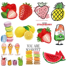 Cartoon Food Patch Iron On Transfer For Clothing Fruit Patches Thermo Stickers On Clothes For T-Shirt Stripe Thermal Applique
Cartoon Food Patch Iron On Transfer For Clothing Fruit Patches Thermo Stickers On Clothes For T-Shirt Stripe Thermal Applique