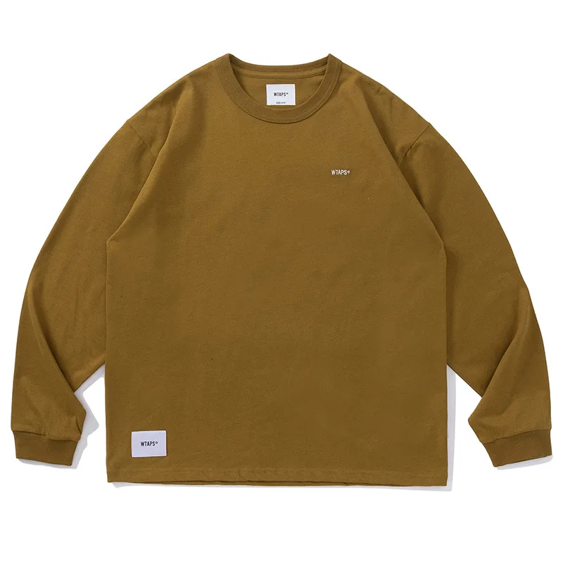 WTAPS Men's Pure Cotton Long Sleeve T-shirts Japanese Autumn Letter Printing Tops Casual Loose Round Neck Women's Underlay Shirt
WTAPS Men's Pure Cotton Long Sleeve T-shirts Japanese Autumn Letter Printing Tops Casual Loose Round Neck Women's Underlay Shirt