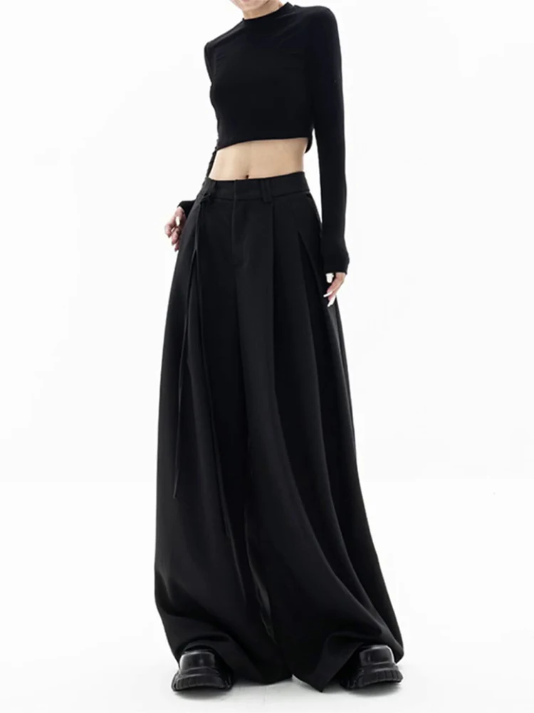Women's Pants Y2k Retro High Street Fashion High Waist Baggy Trousers Harajuku Casual Oversized Black Wide Leg Pants Streetwear
Women's Pants Y2k Retro High Street Fashion High Waist Baggy Trousers Harajuku Casual Oversized Black Wide Leg Pants Streetwear