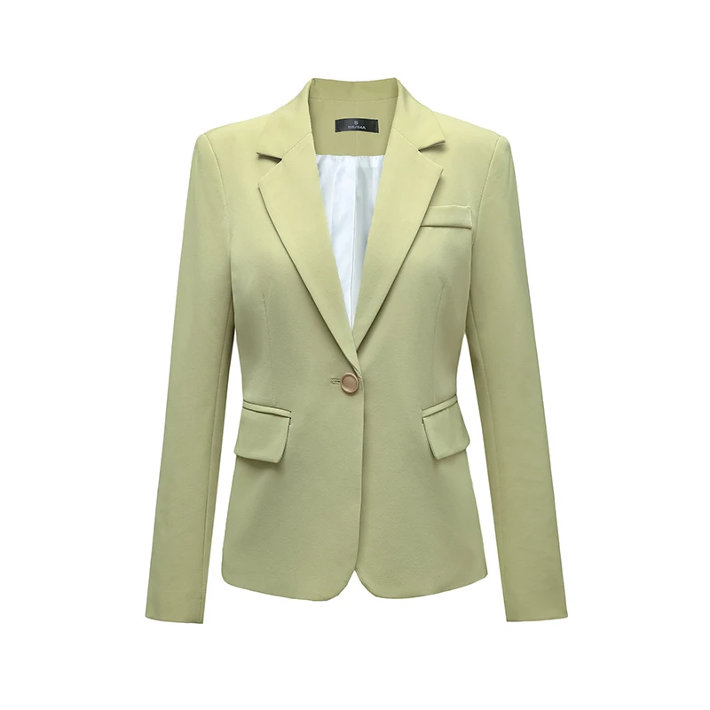 S-4XL Large Size Green Khaki Black Office Ladies Formal Blazer Women Female Slim Single Button Business Work Wear Jacket
S-4XL Large Size Green Khaki Black Office Ladies Formal Blazer Women Female Slim Single Button Business Work Wear Jacket