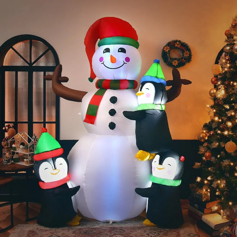 Christmas Snowman Penguins Christmas Blow Up Yard Inflatable With LED Lights 6' Decoration Decorations 2024 Gift Tree Ornaments
Christmas Snowman Penguins Christmas Blow Up Yard Inflatable With LED Lights 6' Decoration Decorations 2024 Gift Tree Ornaments