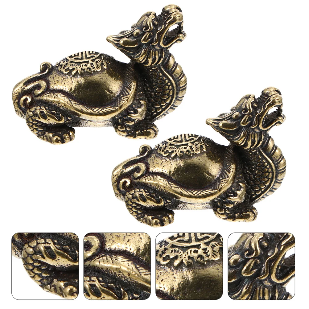 

Key Chain Pendant Brass Dragon Turtle Tortoise DIY Keyring Ornament Keychain Jewelry Making Charms Accesorios