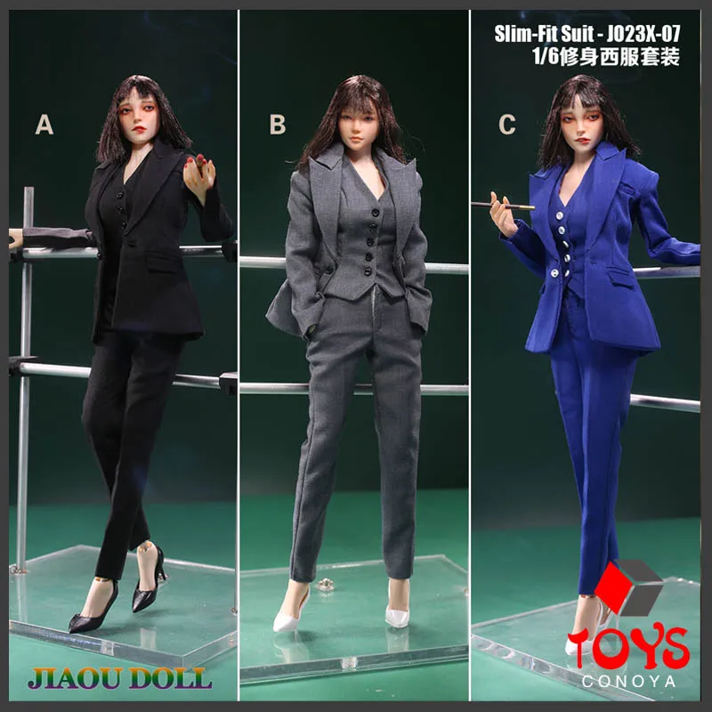 JIAOU DOLL JO23X-07 1/6 Scale Female Office Lady Slim Fitting Suit Set Clothes Model Fit 12-inch Sodier Action Figure Body
JIAOU DOLL JO23X-07 1/6 Scale Female Office Lady Slim Fitting Suit Set Clothes Model Fit 12-inch Sodier Action Figure Body